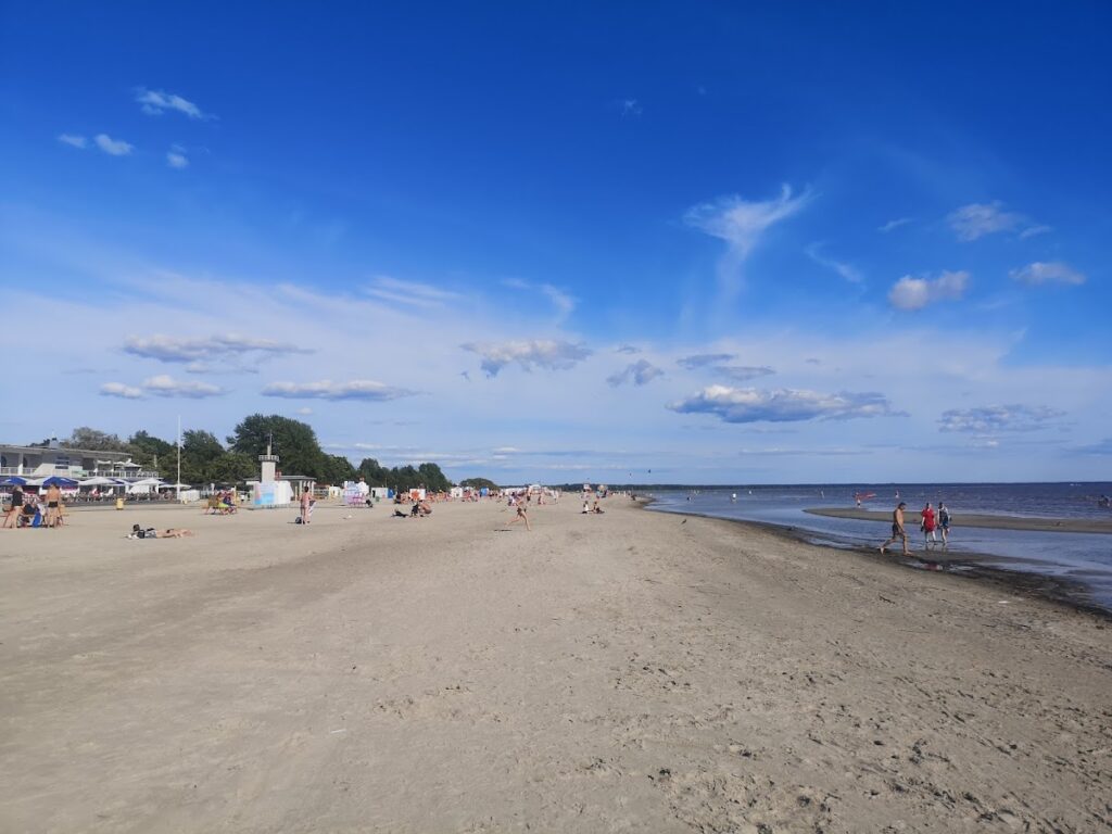 Parnu Beach and promenade